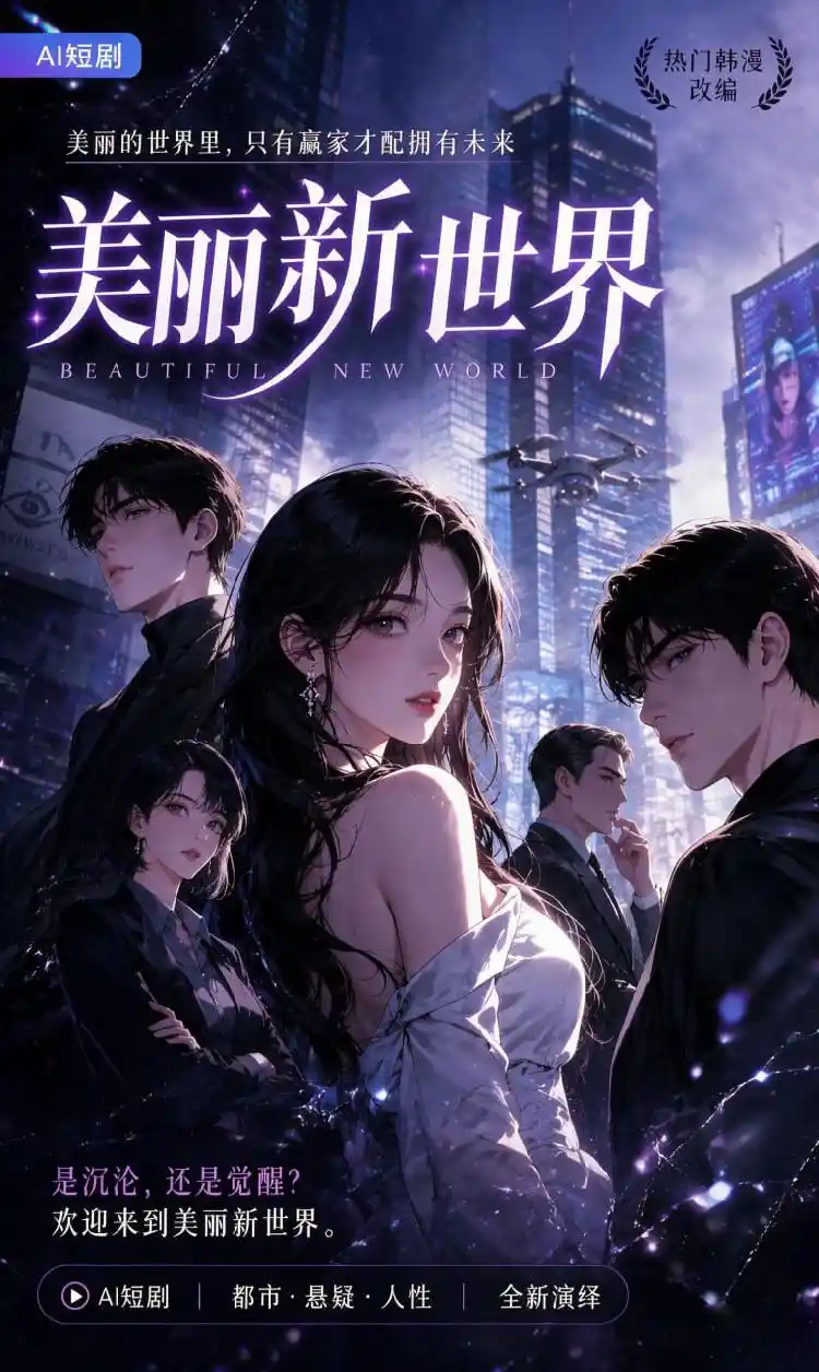 美丽新世界 AI漫剧封面
